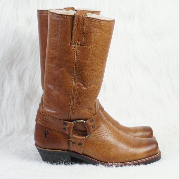 Frye Shoes - Like New! FRYE Harness 12R Shearling Leather Boots